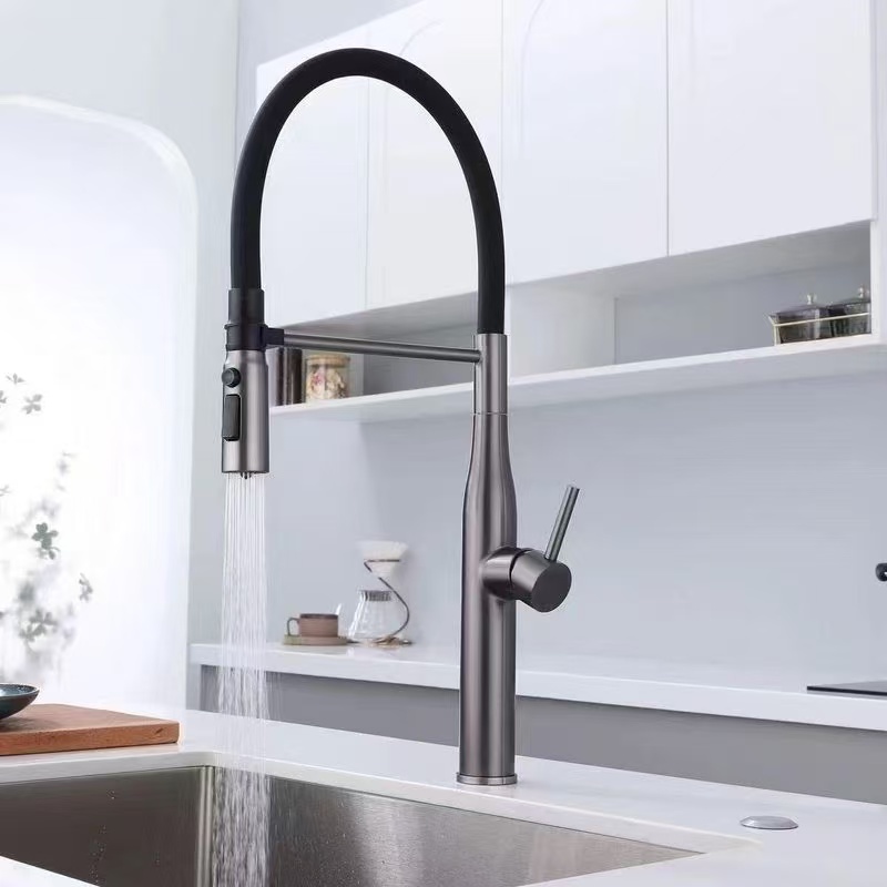 Keuken pull-down magnetische kraan