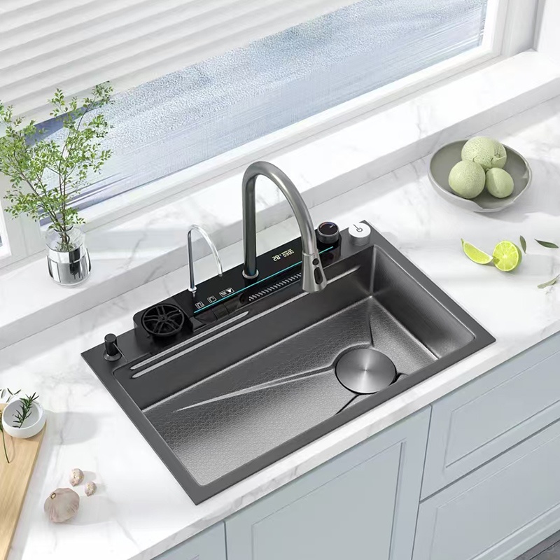 Keuken Raindance waterval wastafelkraan