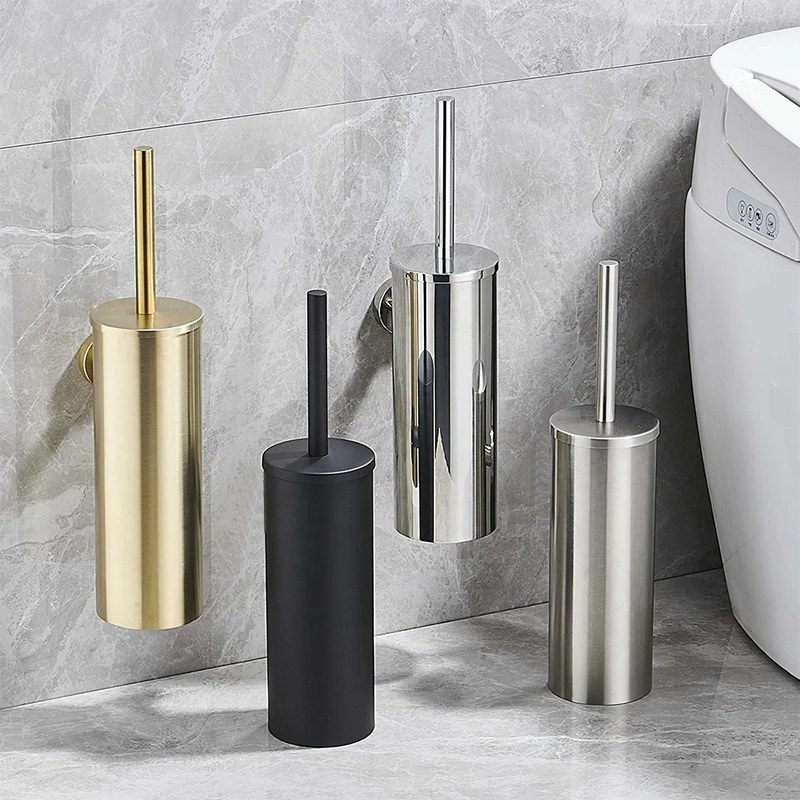 Wandgemonteerde toiletborstelset